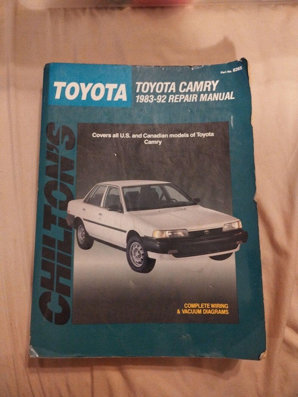 1983-92 Toyota Camry - Chilton Repair Manual #8265